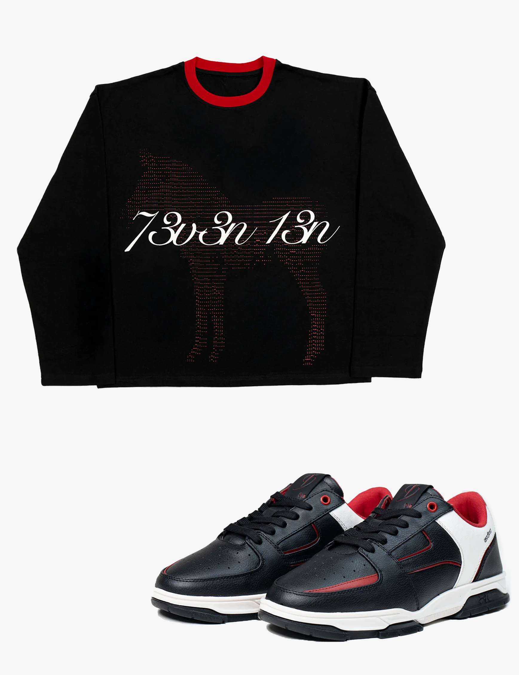 Calcutta Red + Zebra coded Black