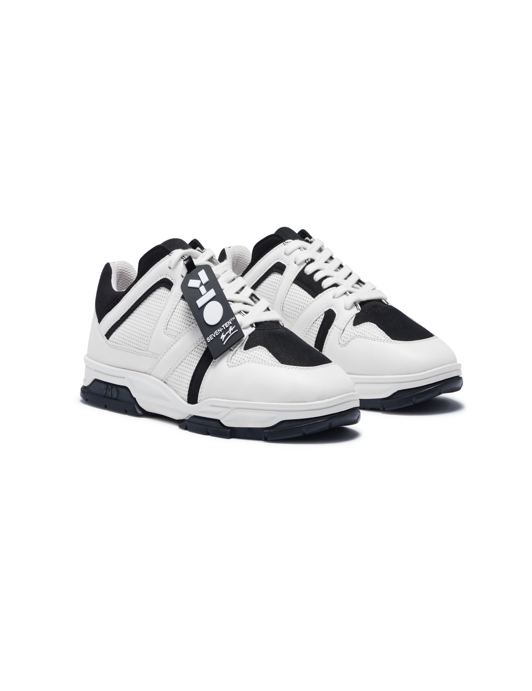 731 Black & White Dice Low-Top Sneakers - 7-10.in
