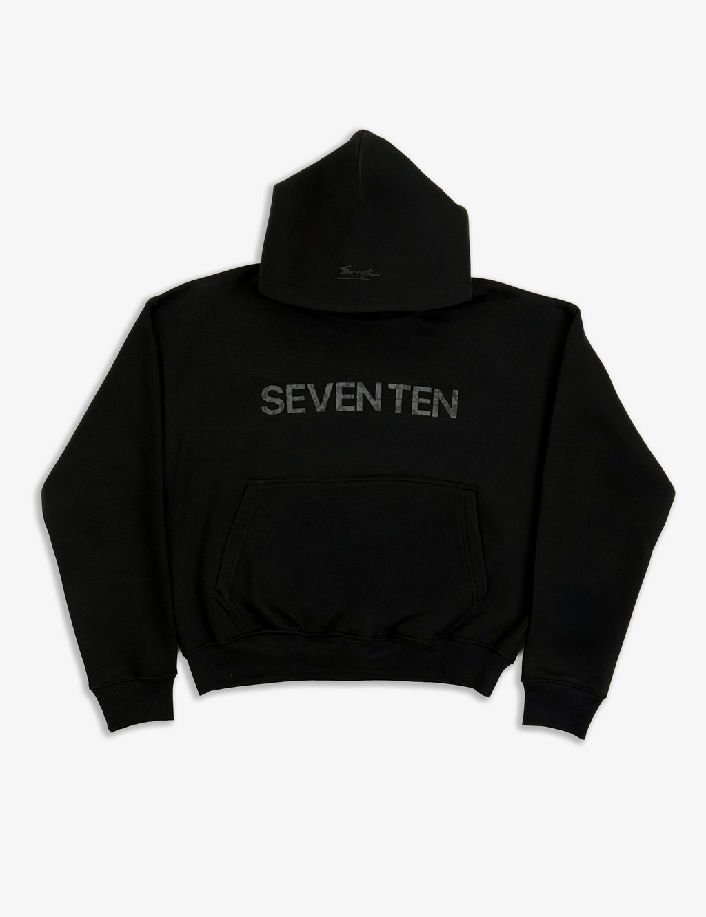 Seven Ten Hoodie Black