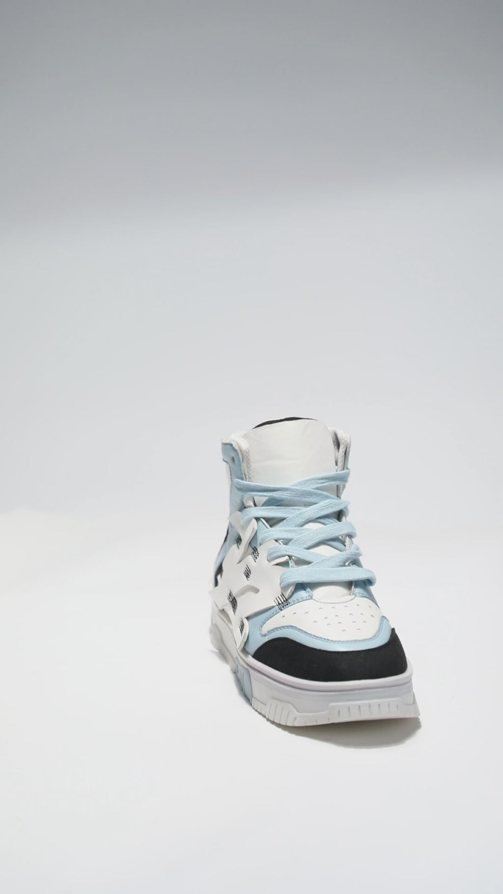 736 Cloud White High-Top Sneakers